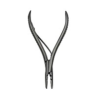 Stainless Steel Silver Hair Extension Pliers With 2 Holes Multi Functional Hair Extension Tool For Hair Remove Micro Ring Loop