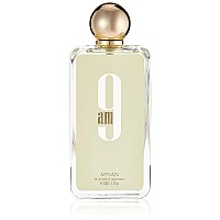 Afnan 9 AM Unisex Eau De Parfum, 3.4