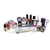 Mia Secret Professional Academic Nail Kit For Acrylic, Formagel,Gelux & Dip Gel Set For Beginners - Students (Kit-A08)