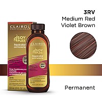 Clairol Professional Permanent Liquicolor For Dark Hair Color 3Rv Medium Red Violet Brown 2 Oz