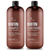 Botanic Hearth Biotin Shampoo And Conditioner Set With Ginger Oil Keratin For Hair Loss And Thinning Hair For Men And Women