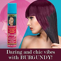 Jerome Russell Tempry Sprayon Burgundy Hair Color 22Oz X 3 Pack