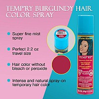 Jerome Russell Tempry Sprayon Burgundy Hair Color 22Oz X 3 Pack