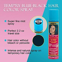 Jerome Russell Tempry Sprayon Blueblack Hair Color 22Oz X 3 Pack