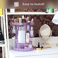 Awenia Makeup Organizer 360Degree Rotating Adjustable Makeup Storage 7 Layers Large Capacity Cosmetic Storage Unit Fits Diff