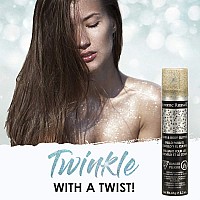 Jerome Russell Temporary Hair And Body Glitter Color Spray Travel Spray Lightweight Adds Sparkly Shimmery Glow Perfect To Us