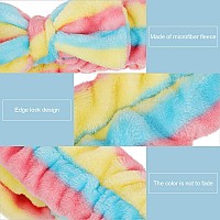 3 Pcs Towel Headbands For Women Headband For Washing Face Facial Hair Band Skincare Microfiber Bowtie Headband Makeup Terry Clot