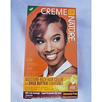 Creme Of Nature Moisture Rich Hair Color Kit C32 Spiced Red 1 Application