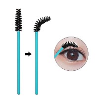 100Pcs Mascara Wands Disposable Lash Brushes For Eyelash Extension Supplies Makeup Applicator Tool Blueblack