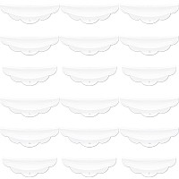 Hicarer 48 Pieces Raise Eyelashes Rods Silicone Eyelash Pads (Small, Medium, Large), Rods for Raise Eyelashes Silicone Eyelash Perming Curler, Pads for Eyelashes Makeup Tool(White)