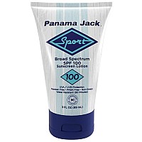 Panama Jack Sport Sunscreen Lotion Spf 100 Broad Spectrum Uvauvb Protection Nongreasy Paba Paraben Gluten Cruelty Fre