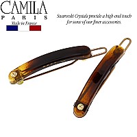 Camila Paris Cp28632 French Hair Barrettes Clips For Women Small Girls Side Slidein Barrette Clip Hair Accessories For Women