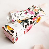 LOLLIA Rose & Hibiscus Hand Cream, 4 oz, Moisturizing