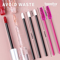 Teenitor 200 Pcs Mascara Wands Lip Applicators Disposable Disposable Mascara Wands And Lip Wands Lip Gloss Lipstick Tester Disp