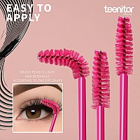 Teenitor 200 Pcs Mascara Wands Lip Applicators Disposable Disposable Mascara Wands And Lip Wands Lip Gloss Lipstick Tester Disp