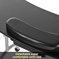 Leibou Professional 36L Portable Foldable Manicure Table Nail Technician Desk Workstation Manicure Table With Rolling Wheels