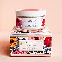 Lollia Always In Rose Body Butter 55 Oz Rose Hibiscus Fragrance Shea Butter Cocoa Butter Body Lotion For Women Hydr