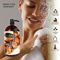 Dead Sea Collection Argan Body Wash With Pure Sea Minerals And Argan Oil Cleanses And Moisturizes Skin Pack Of 2 676 Fl