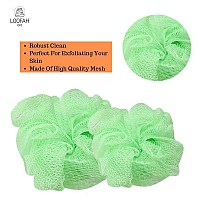 Loofah Lord 12 Green Bath Or Shower Sponge Loofahs Pouf Mesh Wholesale Bulk Lot