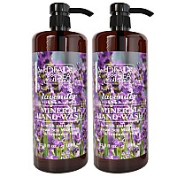 Dead Sea Collection Lavender Oil Liquid Hand Soap - Moisturizing Gel Hand Soap with Pump - Nourishing Hand Wash Cleanser - Pack Of 2 (33.8 Fl. Oz Each)