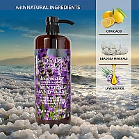 Dead Sea Collection Lavender Oil Liquid Hand Soap - Moisturizing Gel Hand Soap with Pump - Nourishing Hand Wash Cleanser - Pack Of 2 (33.8 Fl. Oz Each)