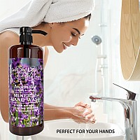 Dead Sea Collection Lavender Oil Liquid Hand Soap - Moisturizing Gel Hand Soap with Pump - Nourishing Hand Wash Cleanser - Pack Of 2 (33.8 Fl. Oz Each)