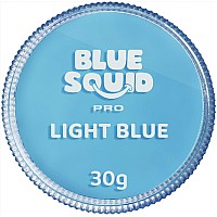 Blue Squid Pro Face Paint Classic Light Blue 30Gm Professional Water Based Single Cake Face Body Paint Makeup Supplies Fo