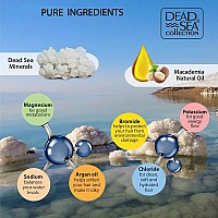 Dead Sea Collection Softening Shampoo And Conditioner Set With Pure Macadamia Oil Hair Products For All Hair Types Set Of 2