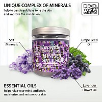 Dead Sea Collection Lavender Salt Body Scrub Large 2328 Oz With Pure Oils And Dead Sea Minerals