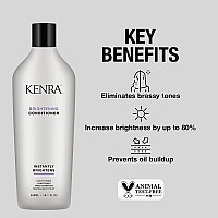 Kenra Professional Brightening Shampoo & Conditioner, 33.8 Fl Oz