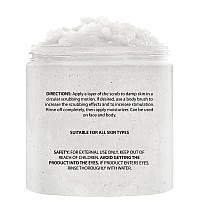 Brooklyn Botany Dead Sea Salt And Coconut Milk Body Scrub Moisturizing And Exfoliating Body Face Hand Foot Scrub Fights S