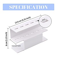 Lash Extension Supplies Tweezer Holder GEMERRY Tweezer Stand for Eyelash Extension Supplies Accessories Tools Plastic Display Storage 6 Pcs Tweezers Shelf Holder White