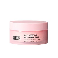 Versed Day Dissolve Cleansing Balm - Makeup Melting Balm Infused with Vitamin E + Eucalyptus Oil to Calm Skin - Oil Based Double Cleanser with Avocado + Jojoba Oil (2.3 oz)