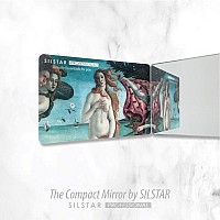 Silstar Professional Compact Card Mirror Unbreakable Acrylic Makeup Mirror Vanity Mirror Frida Kahloselfportraitwiththorn