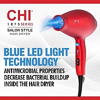 Chi 1875 Series Hair Dryer Blow Dryer For Ultrafast Hair Drying Reduces Frizz Increases Shine Nozzle Diffuser Attachment