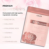 Azure Cosmetics Skin Treatment Mask Deeply Hydrates Tightens And Smooths Dry Skin Softens Wrinkles And Fine Lines Radiant A