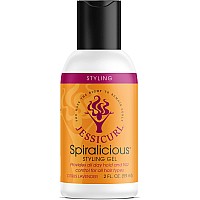 Jessicurl, Spiralicious Gel, Citrus Lavender, 16 Fl oz. Curl Defining, Curly Hair Products, Hair Gel for Curly Hair and Frizz Control, for all hair types