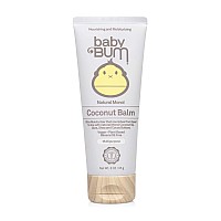 Baby Bum Monoi Coconut Balm | Natural Multipurpose Moisturizing Coconut Oil For Sensitive Skin With Shea And Cocoa Butter| Natural Fragrance | Gluten Free And Vegan | 3 Oz