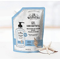 Jr Watkins Gel Hand Soap Refill Pouch Scented Liquid Hand Wash For Bathroom Or Kitchen Usa Made And Cruelty Free 34 Fl Oz