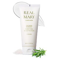 Rated Green Real Mary Cold Brew Rosemary Purifying Scalp Scaler W Sea Salt Hypoallergenic Korean Dry Scalp Hair Care For Flak