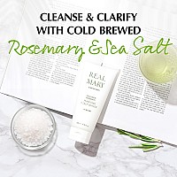 Rated Green Real Mary Cold Brew Rosemary Purifying Scalp Scaler W Sea Salt Hypoallergenic Korean Dry Scalp Hair Care For Flak