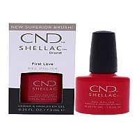 CND Shellac Gel Nail Polish, First Love, 0.25 fl oz