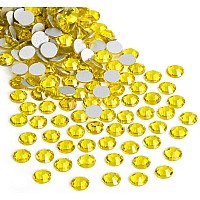 Jollin Glue Fix Crystal Flatback Rhinestones Glass Diamantes Gems For Crafting Nail Art Crafts Decorations Clothes Shoes 72Mm