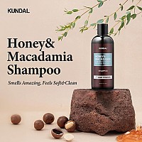 Kundal Natural Hair Shampoo Set Fuzzy Navel Ultimate Damage Hair Repair Strengthen Nourish Dry With Honey Argan Oil Macada