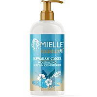 Mielle Organics Moisture Rx Hawaiian Ginger Moisturizing Leave-In Conditioner, 12 Ounces