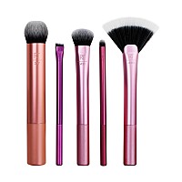 Real Techniques 5-Piece Vegan Makeup Brush Set, Multi