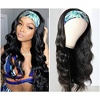 Catti Body Wave Human Hair Headband Wig For Black Women Glueless None Lace Front Wigs 9A Brizilian Virgin Hair Machine Made Head