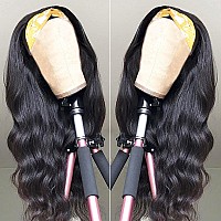 Catti Body Wave Human Hair Headband Wig For Black Women Glueless None Lace Front Wigs 9A Brizilian Virgin Hair Machine Made Head