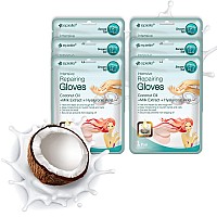 Epielle Intensive Repairing Hand Masks (Gloves-6pk) for Dry Hands Spa Masks Hand cream & lotion | Coconut Oil + Milk Extract + Hyaluronic Acid | Mother's Day Gifts | Teacher Appreciation