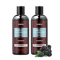 Kundal Honeymacadamia Hydrointensive Moisture Premium Nature Hair Shampoo Blackberry Bay Sulfate Free Macadamia Oil For Dam